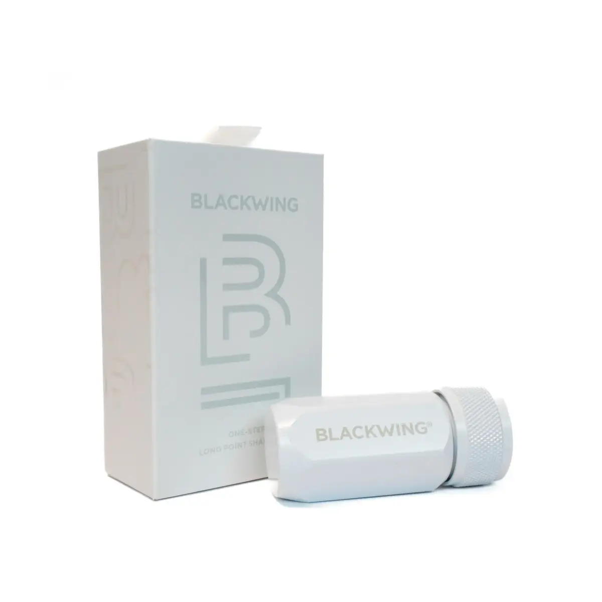 Blackwing One-Step Long Point Pencil Sharpener White | German Steel Blade, Machined Aluminum Body - main product image