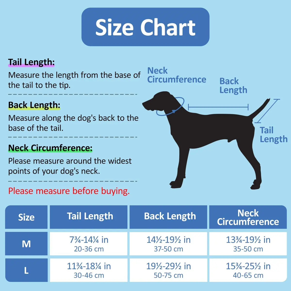 BARKLESS Dog Tail Protector Size L | Wound Cover for Medium & Large Dogs, Breathable & Adjustable - view 3