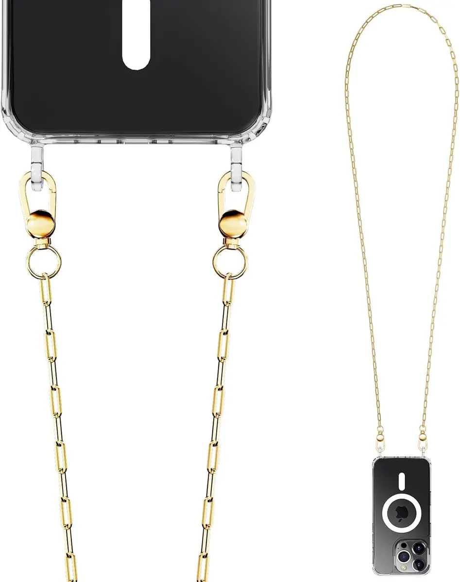 UnnFiko Crossbody Phone Lanyard for iPhone 16 Pro Max | Shockproof Magnetic Case with Strap - view 4