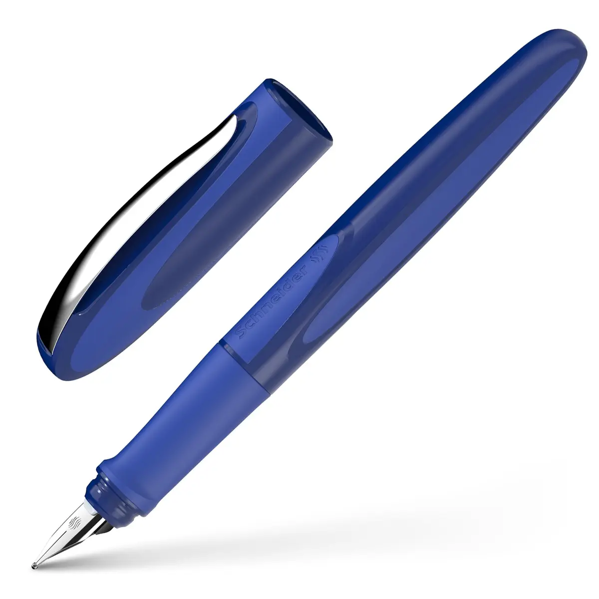 Schneider Ray Fountain Pen Space Blue M+ Nib | German Engineering for Right-Handed Writers - main product image