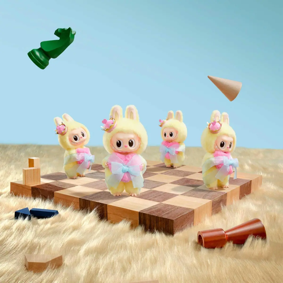 POP MART Labubu Let's Checkmate Series Vinyl Plush Hanging Card 6.69-inch | Authentic USA Import - view 4
