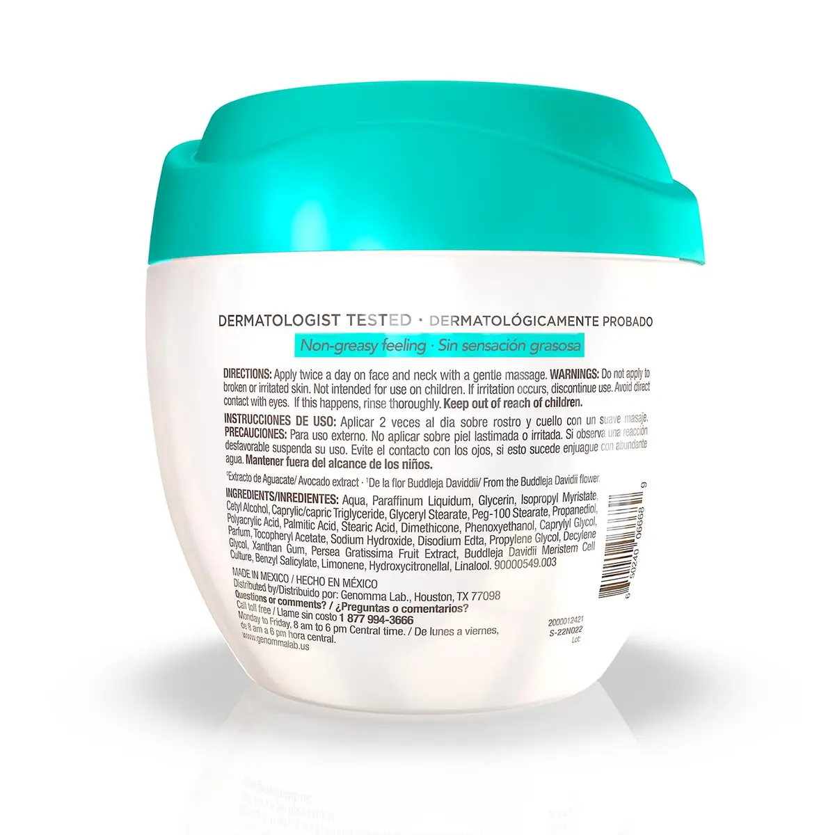 TEATRICAL Face Moisturizer with Avocado & Stem Cells | Hydrating Day & Night Cream for All Skin Types - view 7