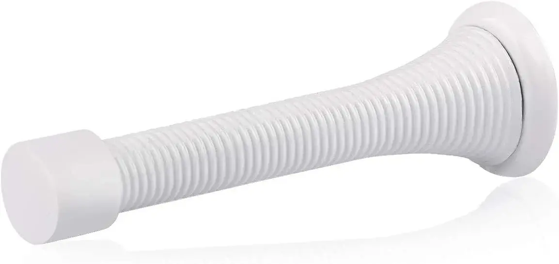 HOMOTEK White Spring Door Stops 40 Pack | Protects Walls and Doors - main product image