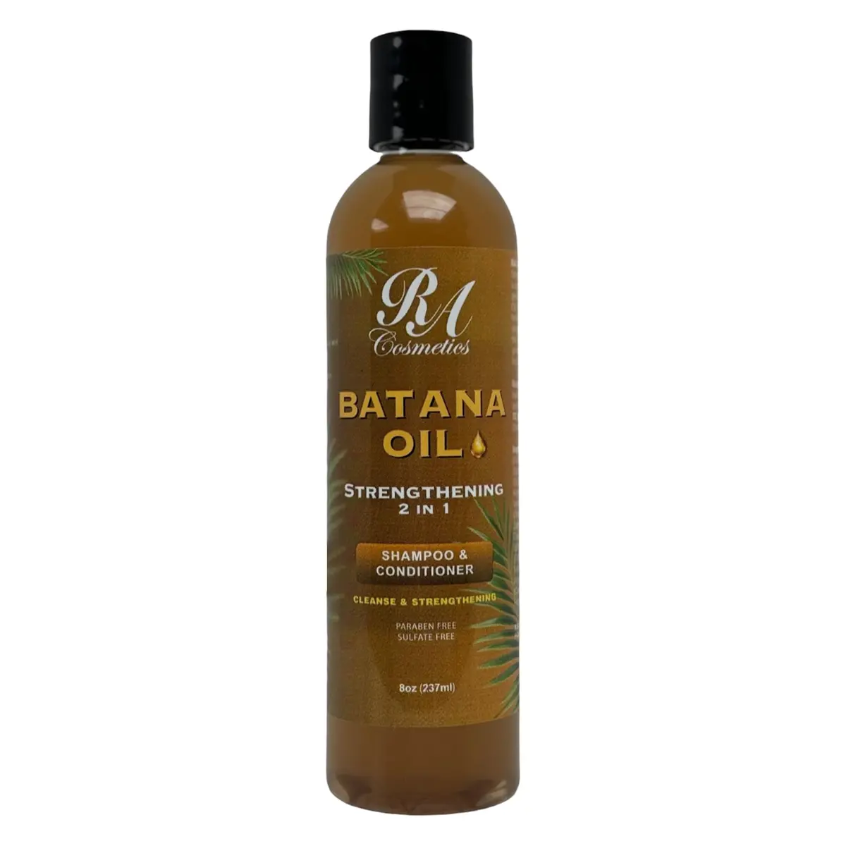 RA COSMETICS Batana Oil 2-in-1 Strengthening Shampoo & Conditioner – Promotes Hair Growth, Hydrates & Repairs Dry, Damaged Hair, 8oz - main product image
