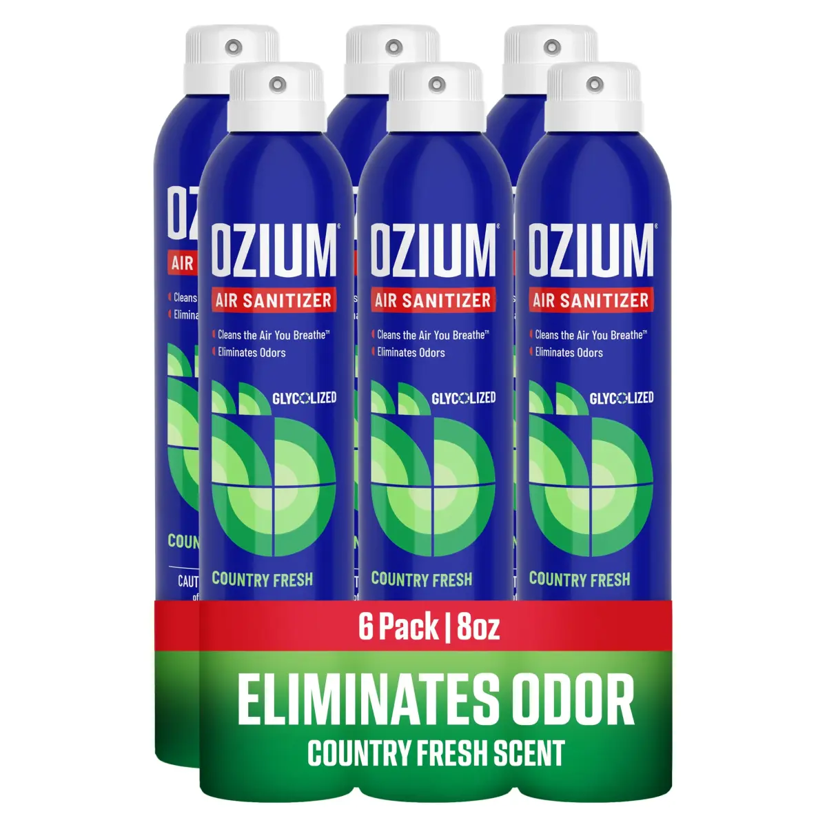 Ozium Air Sanitizer Spray Country Fresh 8 oz (237 ml) | Eliminates Odors & Sanitizes Air - main product image