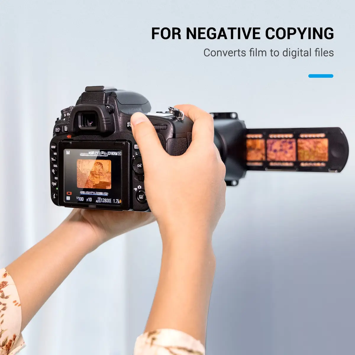 JJC 35mm Photo Slide and Negative Film Digitizing Adapter Set Ket | Convert 135 Slides & Negatives to Digital Files - view 3