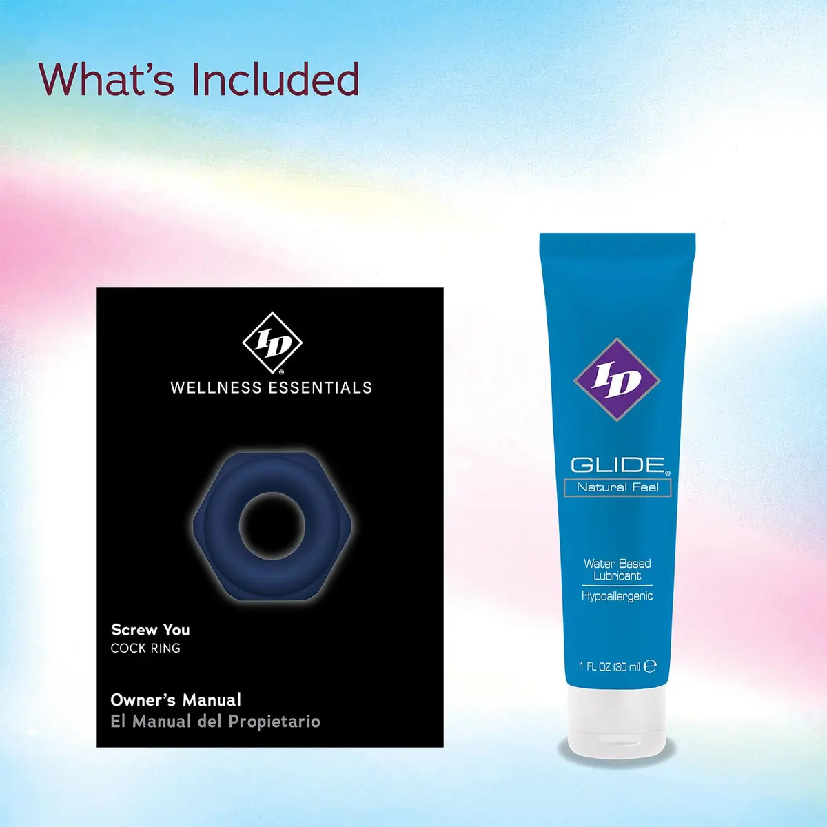 ID Screw You Cock Ring 55mm | Ultra-Stretchy for Enhanced Stimulation - view 5