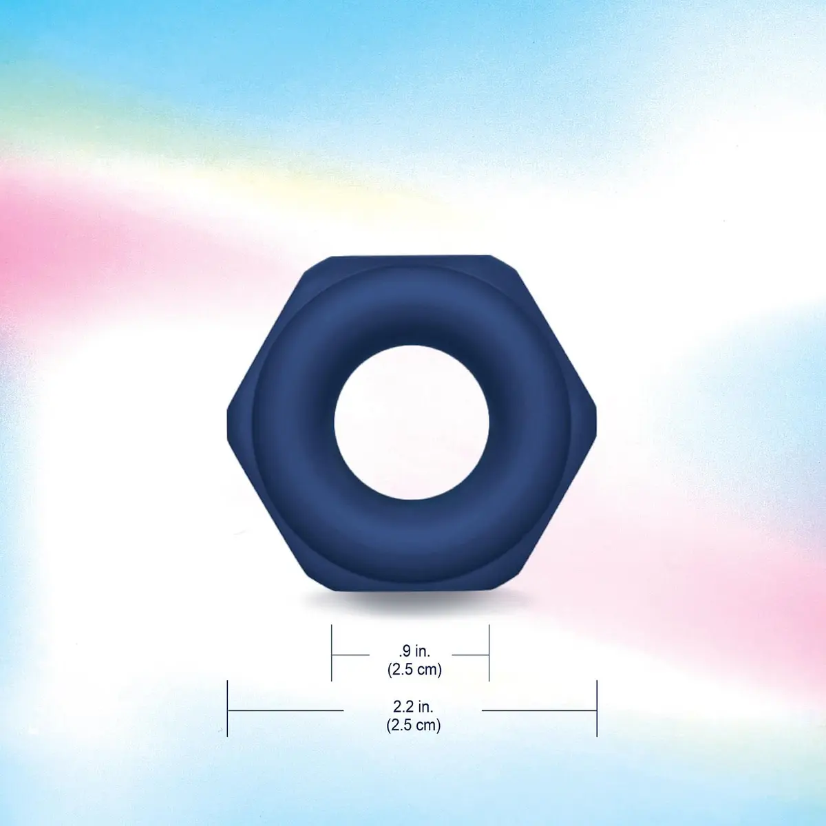 ID Screw You Cock Ring 55mm | Ultra-Stretchy for Enhanced Stimulation - view 4