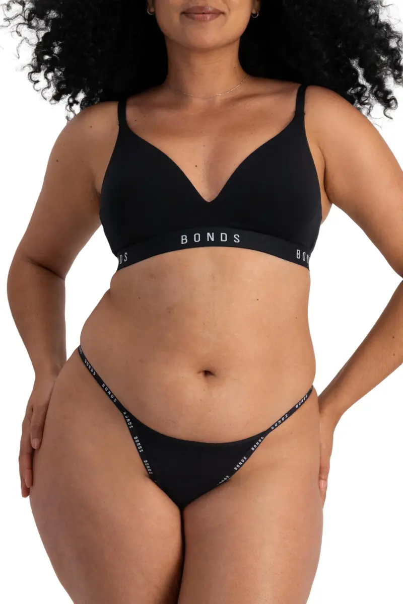 Bonds Women’s Thong Underwear 3-Pack | Breathable Cotton Blend, Soft Stretch, Everyday Comfort - view 2