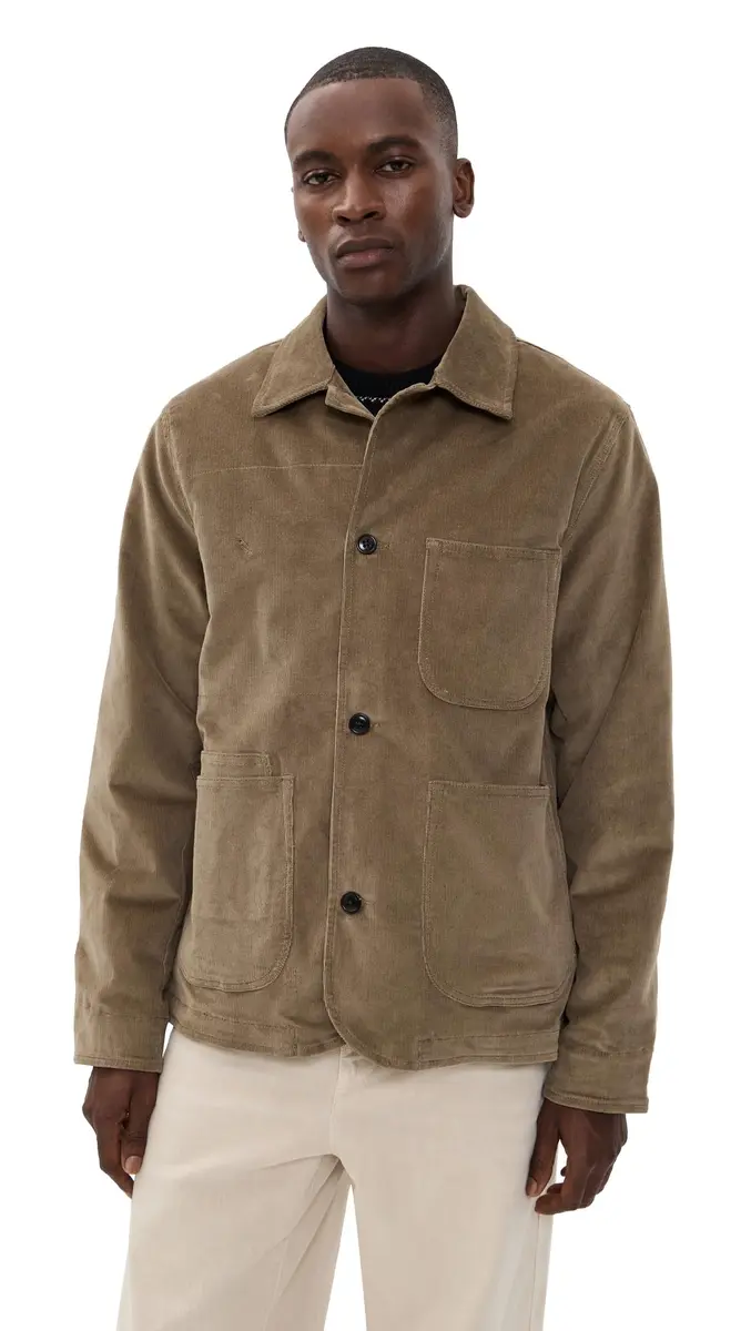 Paul Smith Mens Work Jacket Hazelnut Medium | Organic Cotton, Fully Lined - main product image