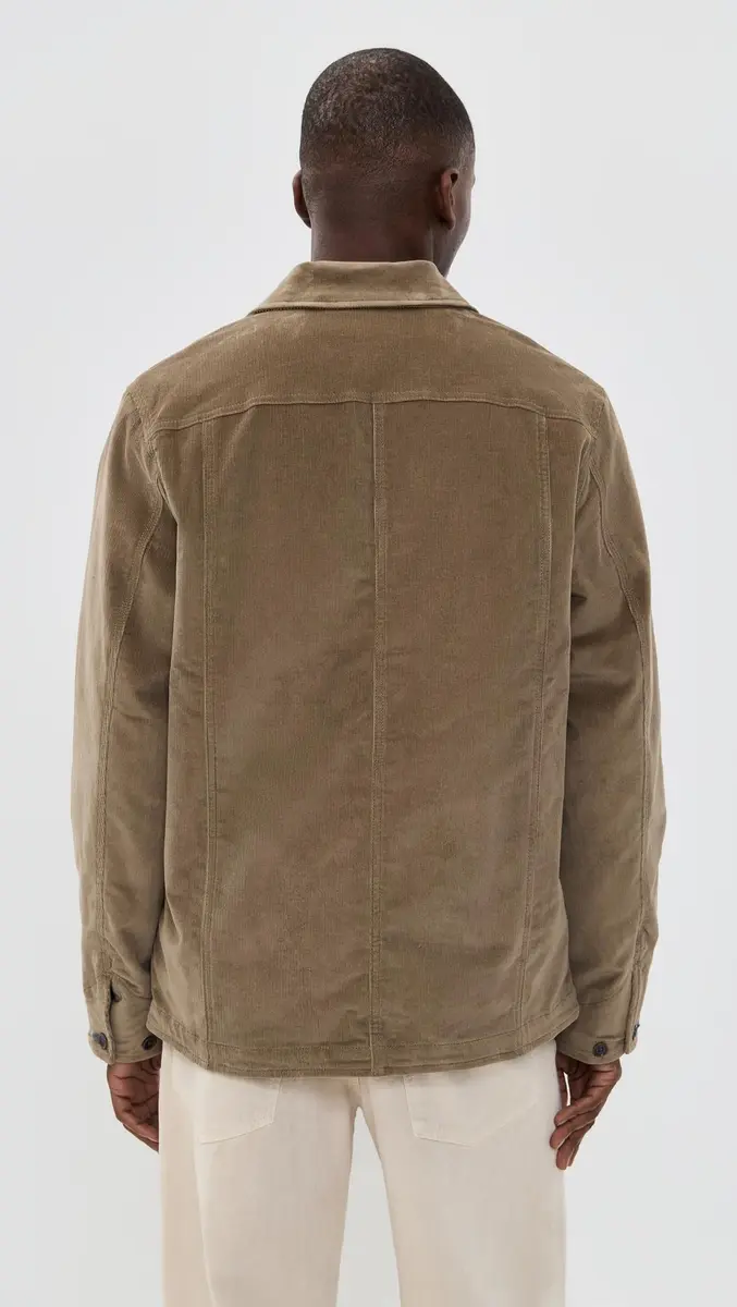 Paul Smith Mens Work Jacket Hazelnut Medium | Organic Cotton, Fully Lined - view 4