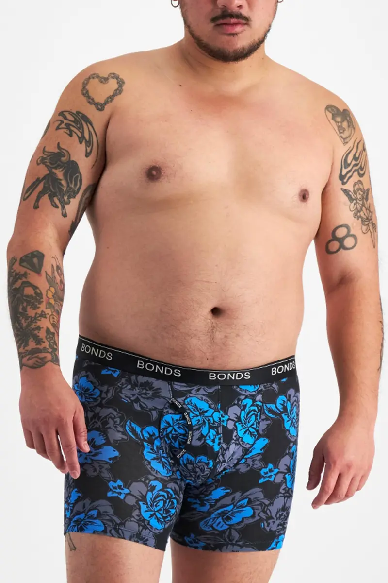 Bonds Men’s Mid-Length Boxer Briefs 3-Pack | Soft Cotton, Everyday Comfort Underwear - view 6