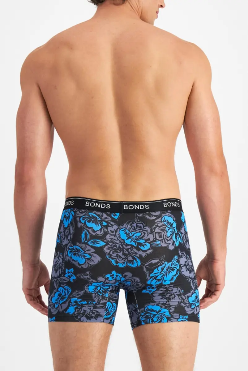 Bonds Men’s Mid-Length Boxer Briefs 3-Pack | Soft Cotton, Everyday Comfort Underwear - view 4