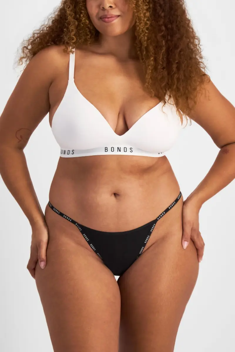 Bonds Women’s Thong Underwear 3-Pack | Breathable Cotton Blend, Soft Stretch, Everyday Comfort - view 3