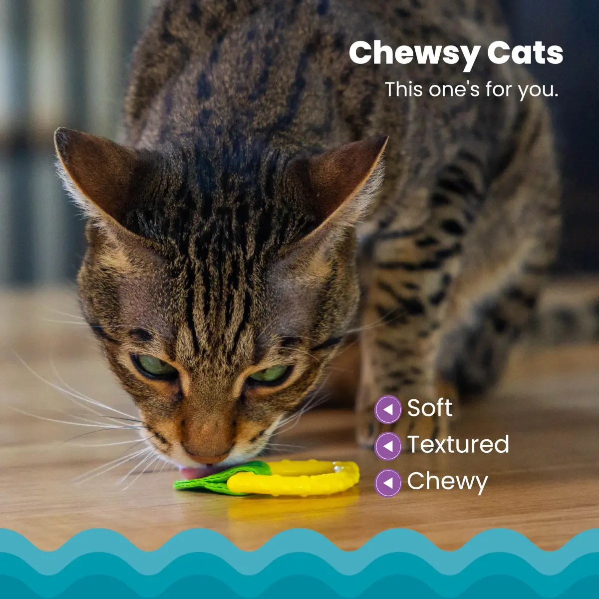 Catstages Dental Lemon Teether Interactive Chew Cat Toy with Catnip, 2.4" | Soft & Multi-Textured, Helps Keep Teeth Clean, Massages Gums, Catnip Oil Coating, Bat & Carry, Enrichment for Cats & Kittens - view 3