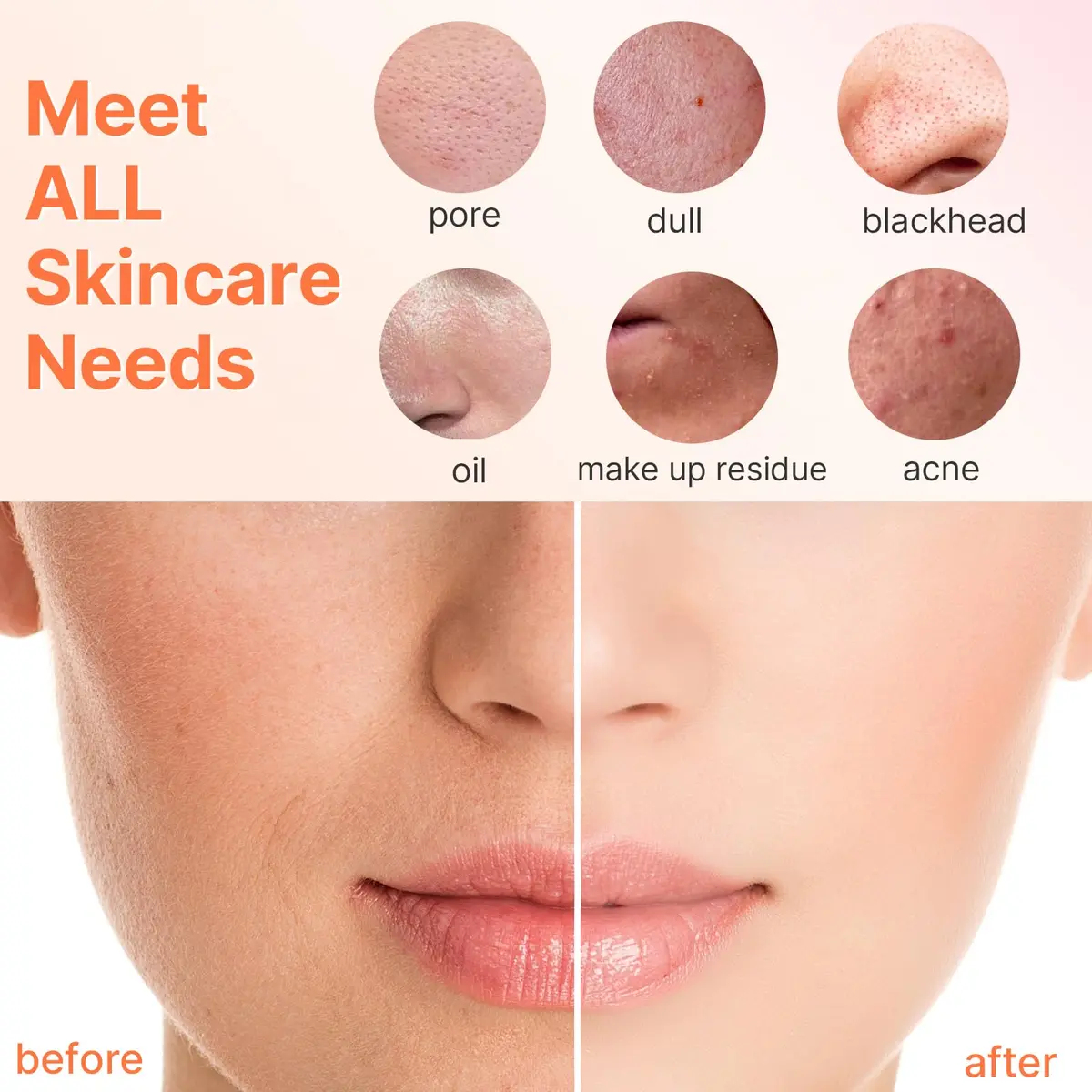 TOUCHBeauty Face Scrubber with 3 Brush Heads & 2 Speeds | Deep Cleansing & Exfoliating for All Skin Types - view 7