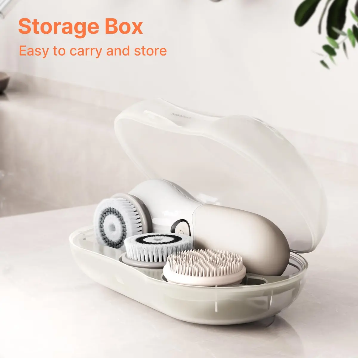 TOUCHBeauty Face Scrubber with 3 Brush Heads & 2 Speeds | Deep Cleansing & Exfoliating for All Skin Types - view 4