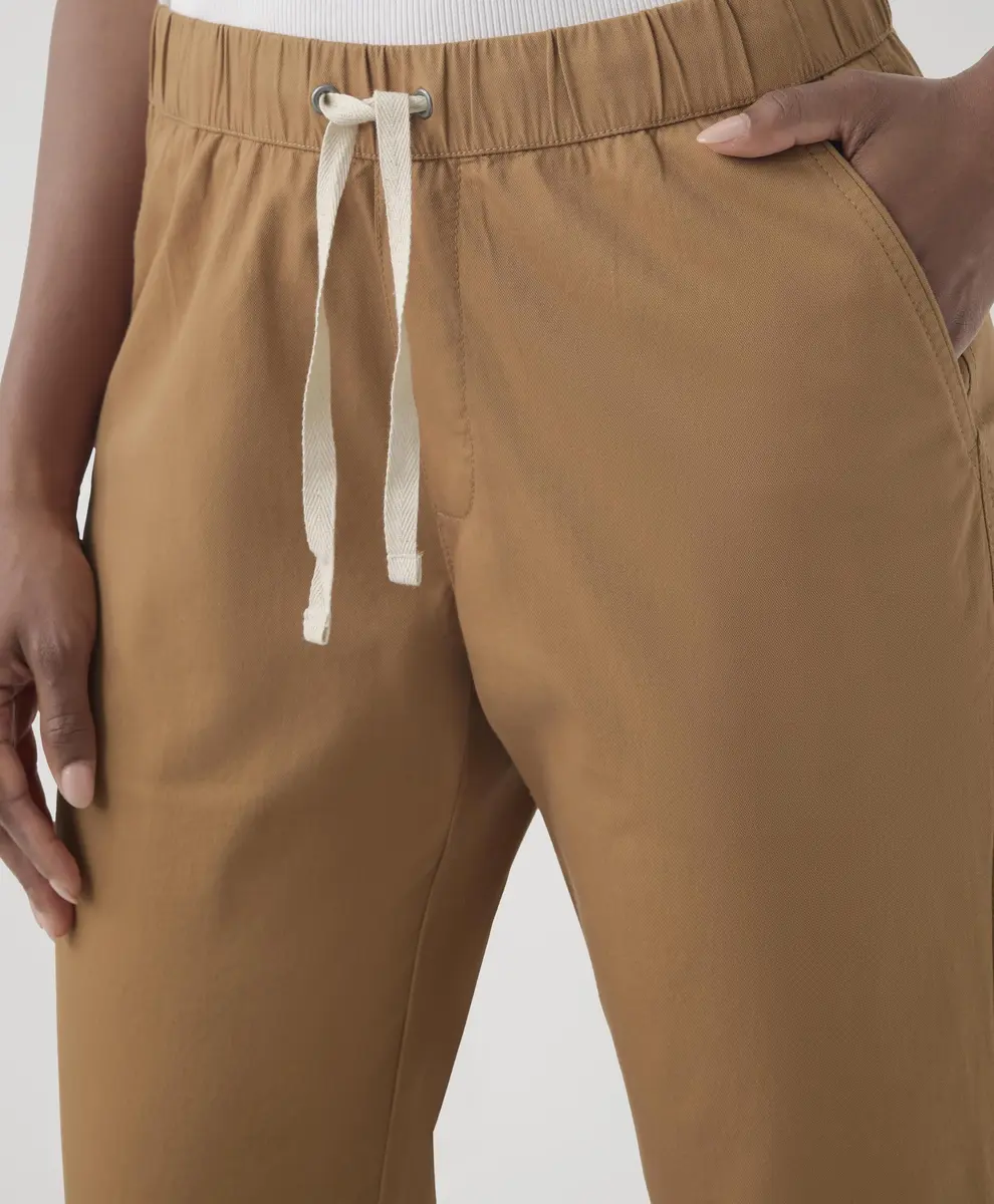 Pact Organic Cotton Women's Daily Pants Camel | Breathable, Stretch & Versatile (70-120 chars) - view 9