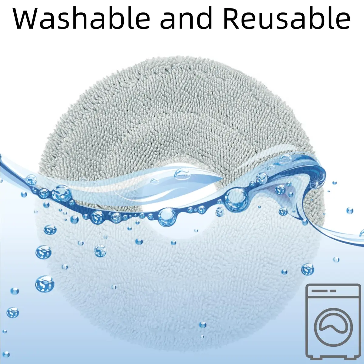 sonecesiya Accessories Kit for Xiaomi S20 Plus / S20+ Robot Vacuum Cleaner | 2 Main Brushes, 6 Filters, Mop Pads - view 8