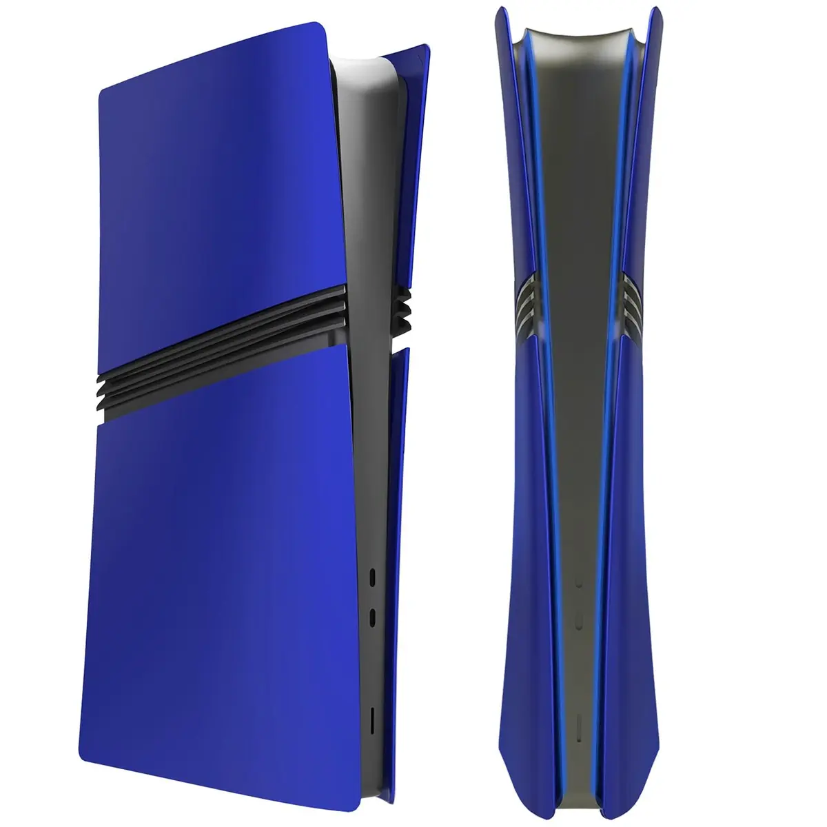 MIKNEKE Cover Plates for PS5 Pro Digital Edition Blue | Matte Faceplates Compatible with PlayStation 5 Pro Console (15.2 in x 10.2 in) - main product image