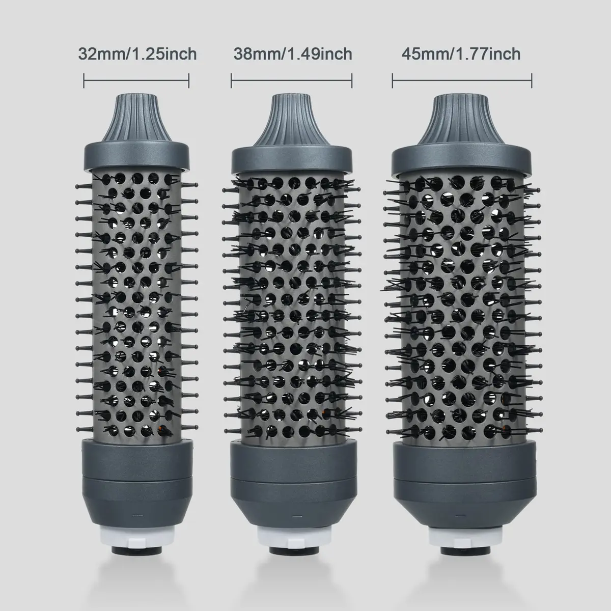 Sonew Heated Round Brush, 1.25"/1.5"/1.75" | Ionic Tech, Dual Voltage, Smooths Frizz & Adds Volume - view 8