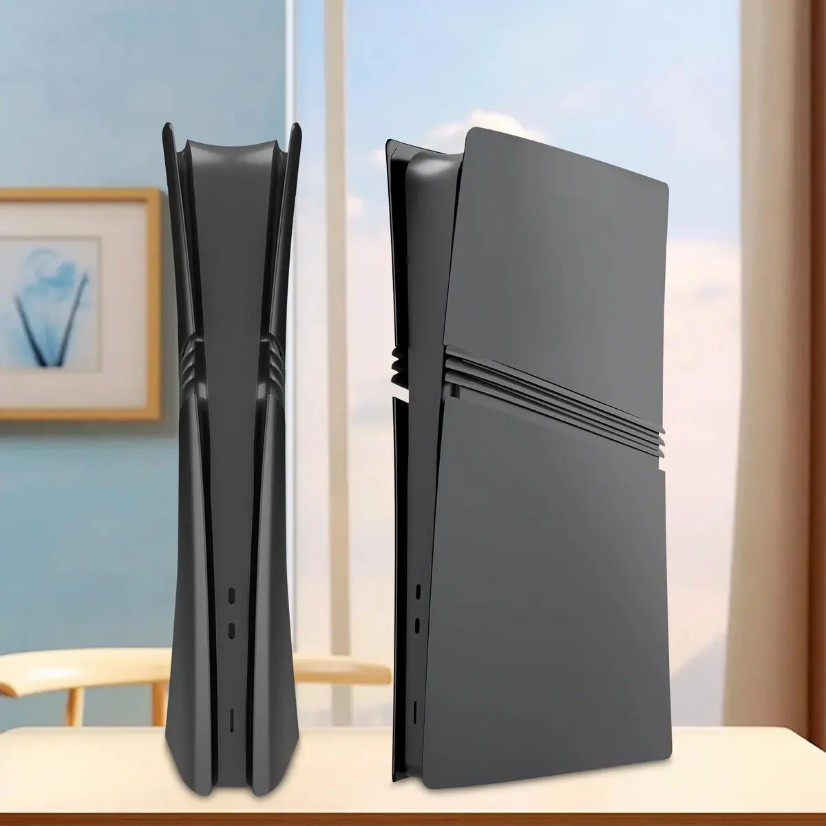 MIKNEKE Cover Plates for PS5 Pro Digital Edition Matte Faceplates | Durable ABS Shells for Console Customization - view 8