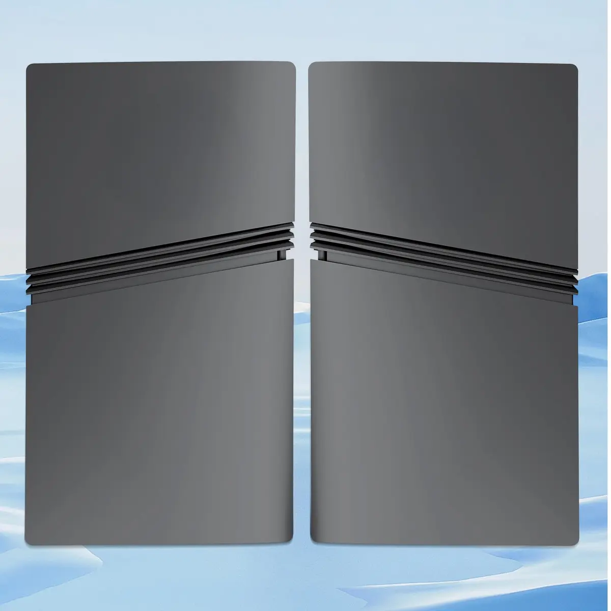 MIKNEKE Cover Plates for PS5 Pro Digital Edition Matte Faceplates | Durable ABS Shells for Console Customization - view 2