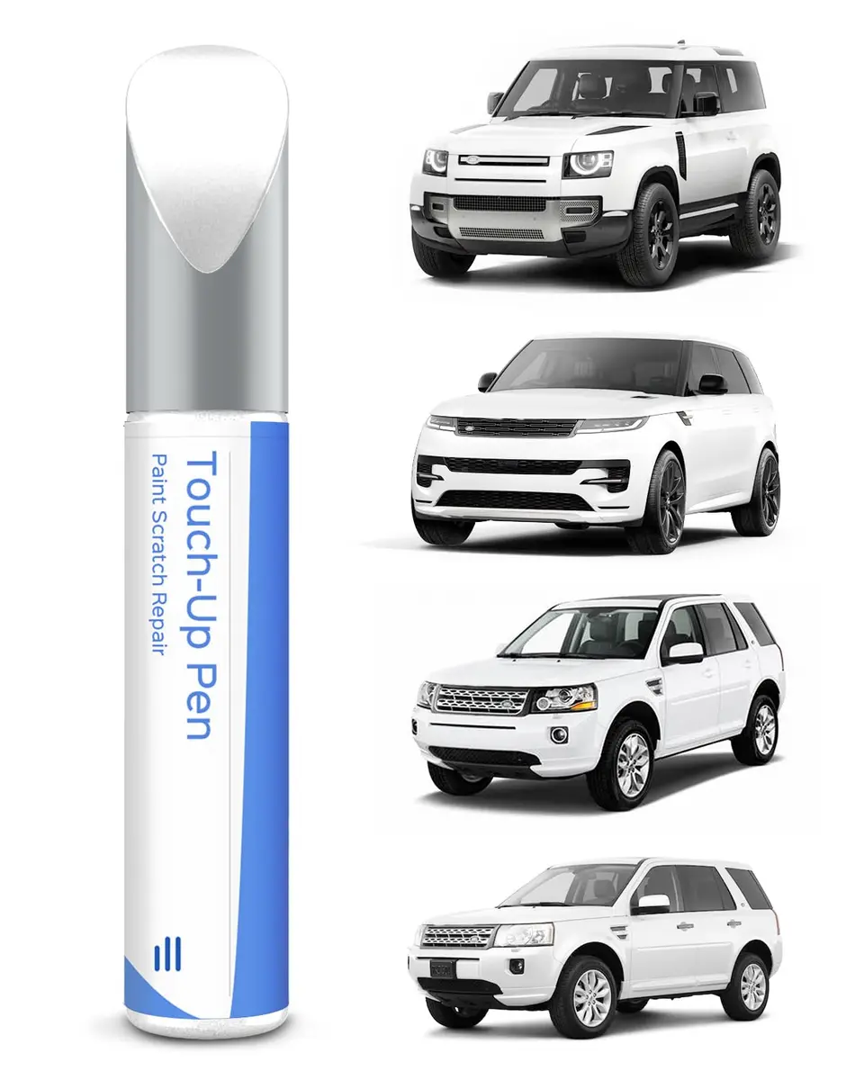 PARTS4EV Fuji White Touch Up Paint Pen for Land Rover | 12ml (0.41 Fl Oz) - main product image