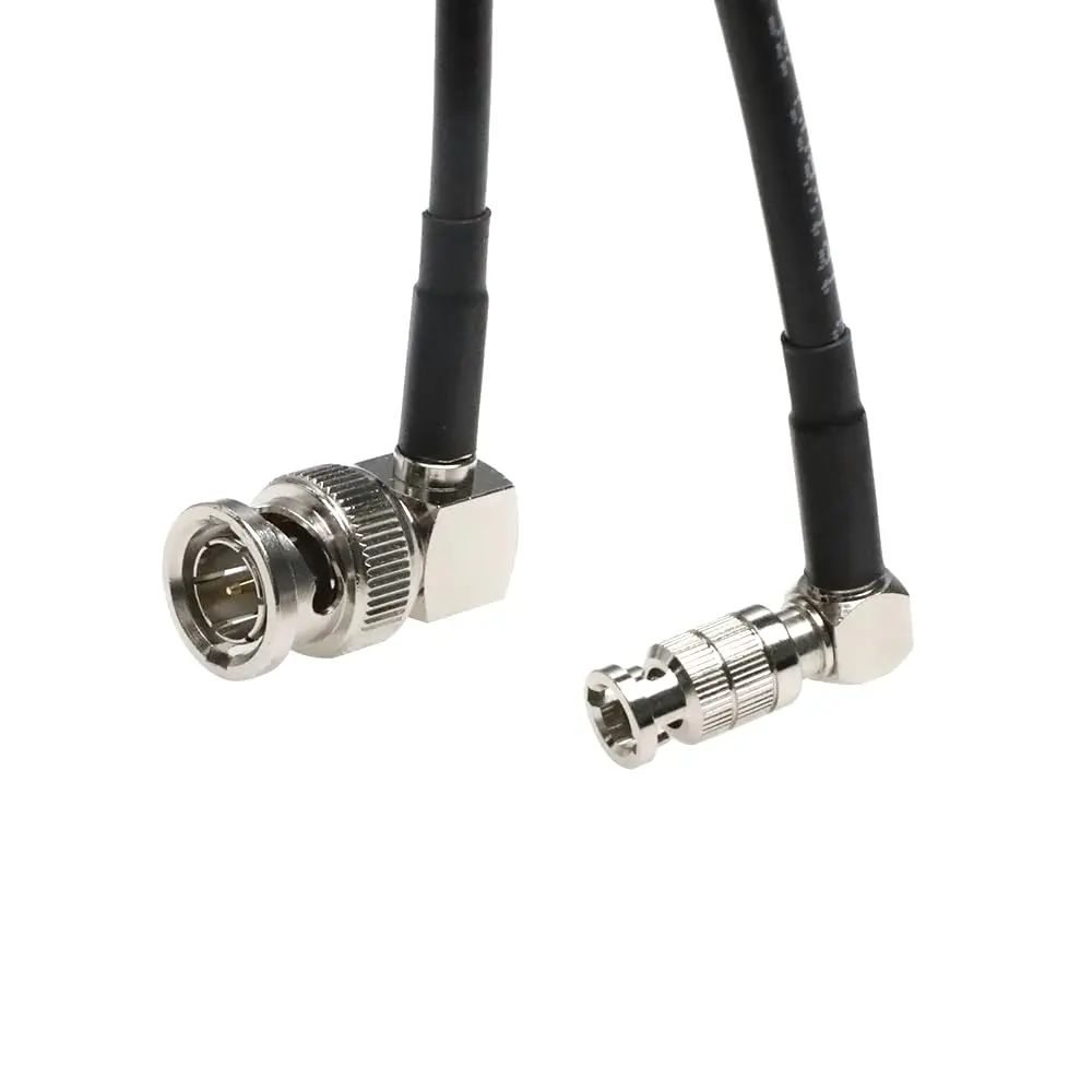 Alvin's Cables Micro-BNC High-Density BNC to BNC 6G HD SDI Coaxial Cable 50cm | Right-Angle 75 Ohm for Blackmagic Video Assist - view 2