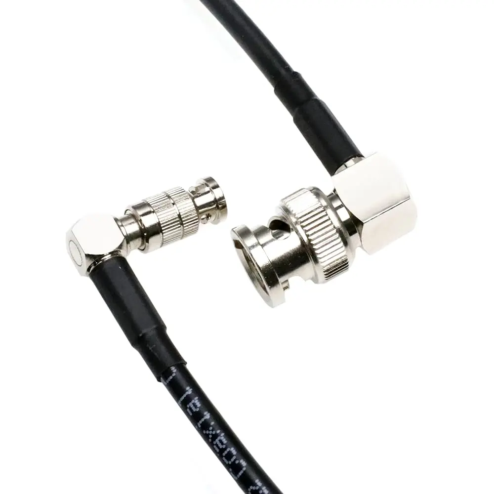 Alvin's Cables Micro-BNC High-Density BNC to BNC 6G HD SDI Coaxial Cable 50cm | Right-Angle 75 Ohm for Blackmagic Video Assist - view 3