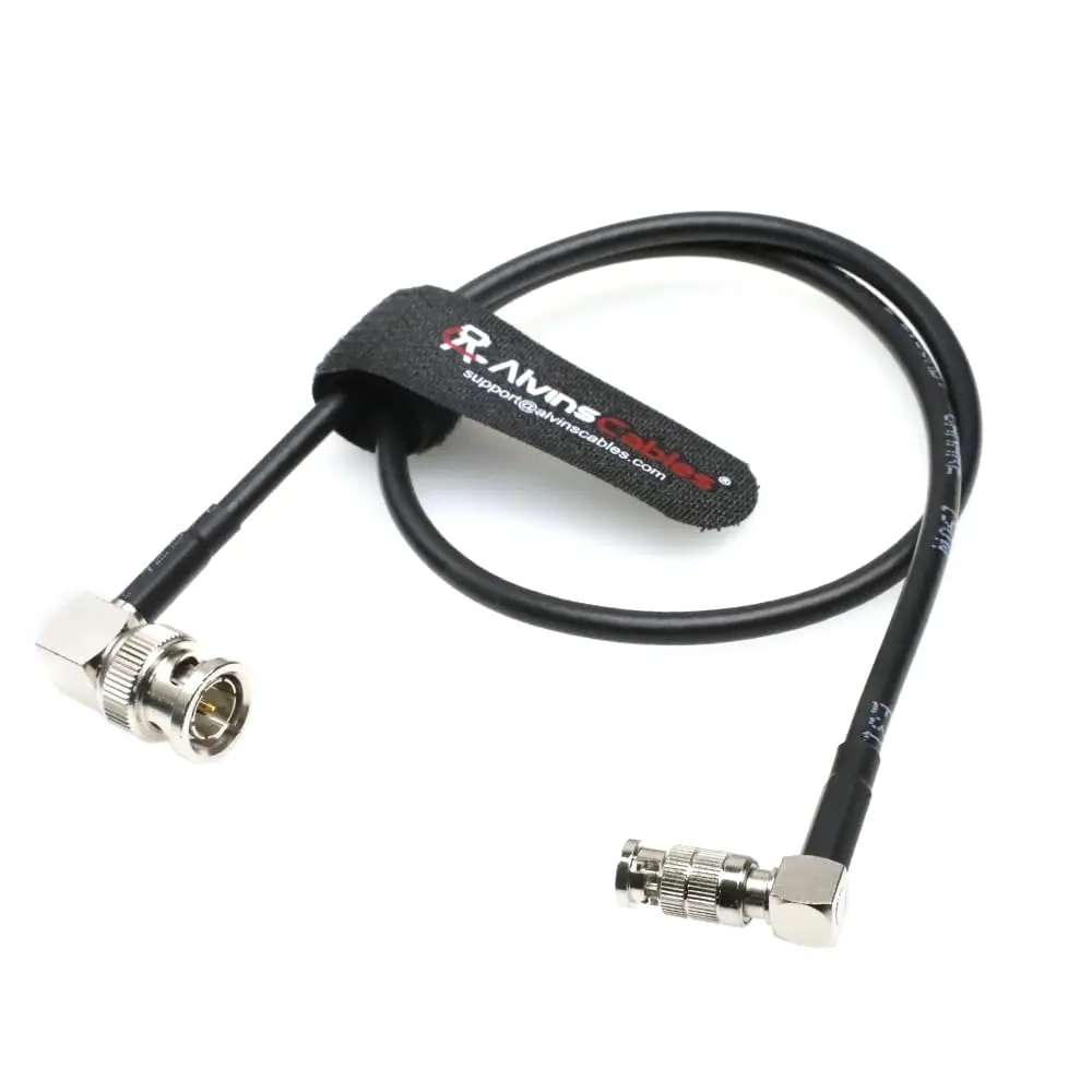 Alvin's Cables Micro-BNC High-Density BNC to BNC 6G HD SDI Coaxial Cable 50cm | Right-Angle 75 Ohm for Blackmagic Video Assist - view 4