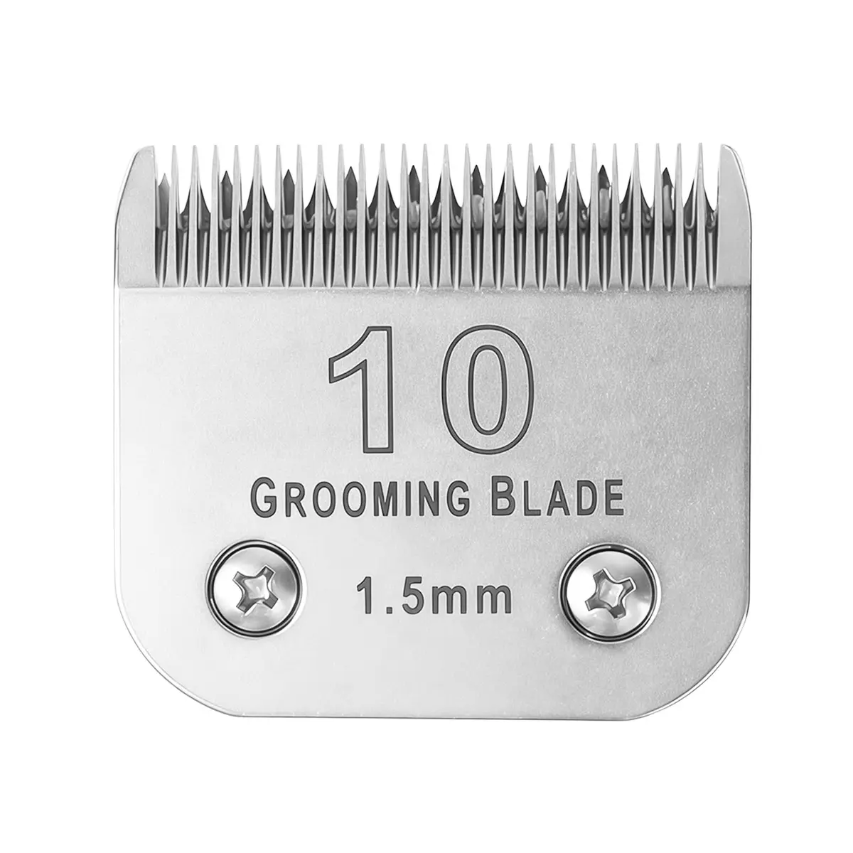 MEMIRY Size 10 Detachable Dog Grooming Blades 1.5mm (1/16") | Compatible with Andis, Oster A5, Wahl KM10 Clippers - main product image