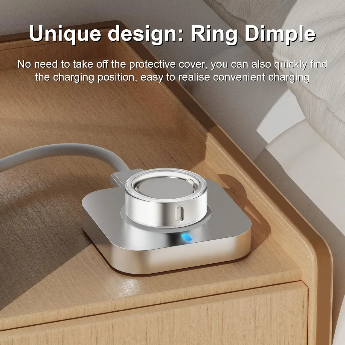 Hexasider Ring Cover Size 7 | Ultra-Thin TPU Compatible with Oura Ring 4/3 (0.6mm, Clear) - view 6