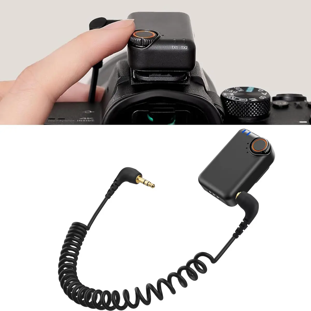 weishan 2-Pack 3.5mm Microphone Cable for DJI Mic Mini & Hollyland Lark Receivers | Durable, Flexible, Noise-Free Audio (120 chars) - view 4