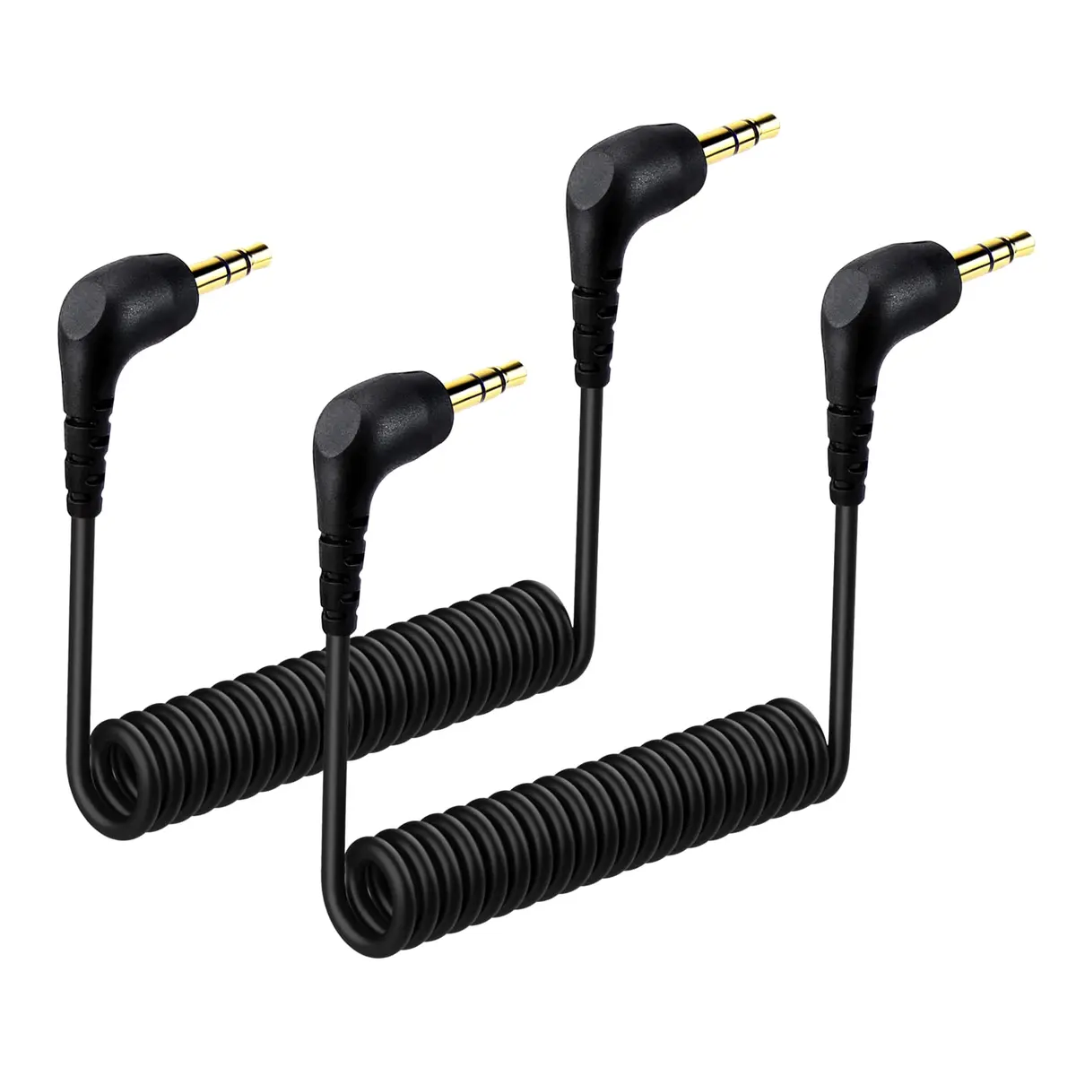 weishan 2-Pack 3.5mm Microphone Cable for DJI Mic Mini & Hollyland Lark Receivers | Durable, Flexible, Noise-Free Audio (120 chars) - main product image