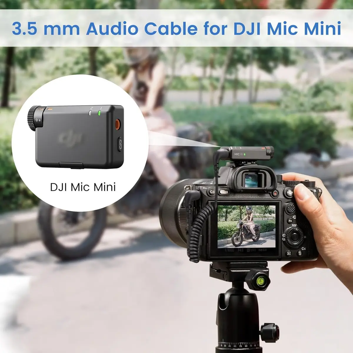 weishan 2-Pack 3.5mm Microphone Cable for DJI Mic Mini & Hollyland Lark Receivers | Durable, Flexible, Noise-Free Audio (120 chars) - view 3