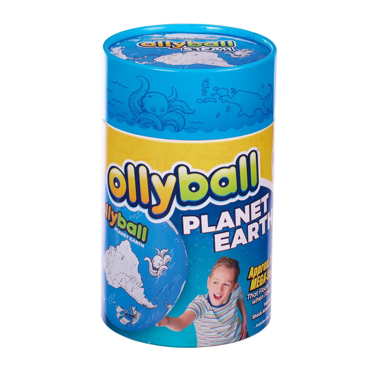 Ollyball Planet Earth Ultimate Indoor Play Ball, Colorful Ball, Suitable for Indoor and Outdoor Use Educational Toy - view 2