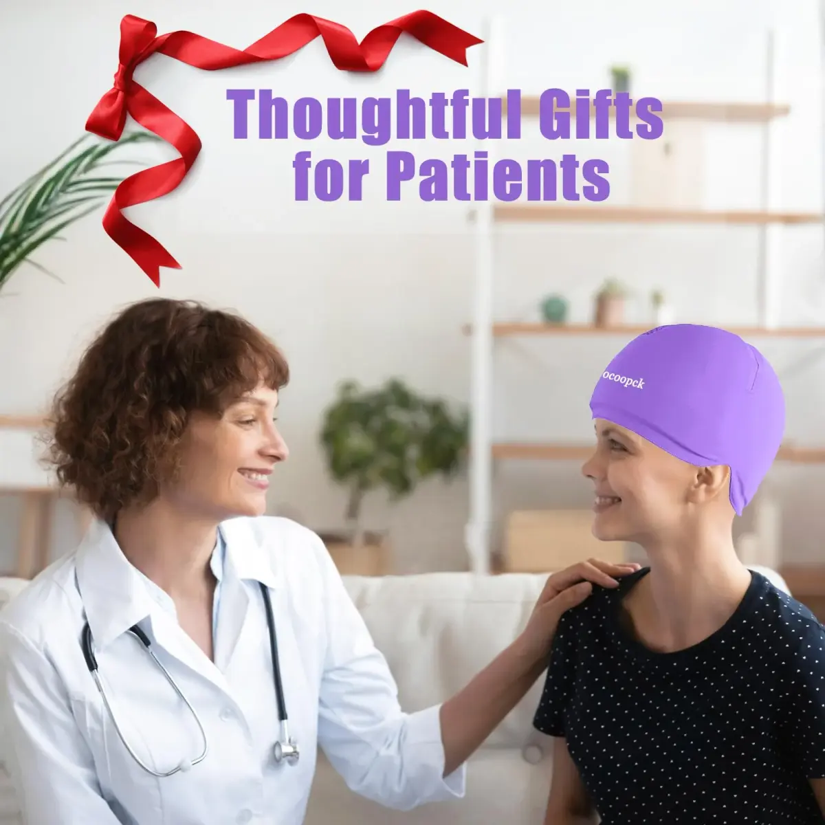 sfiocoopck Purple Chemo Cold Cap for Chemotherapy | Scalp Cooling for Hair Loss Prevention - view 6