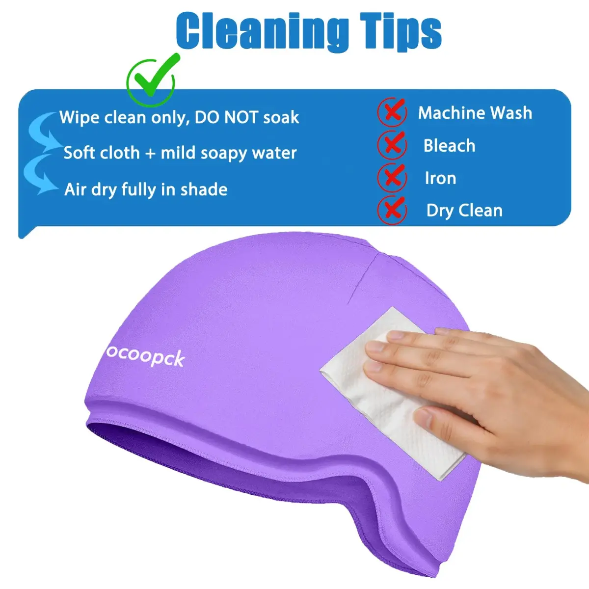 sfiocoopck Purple Chemo Cold Cap for Chemotherapy | Scalp Cooling for Hair Loss Prevention - view 7