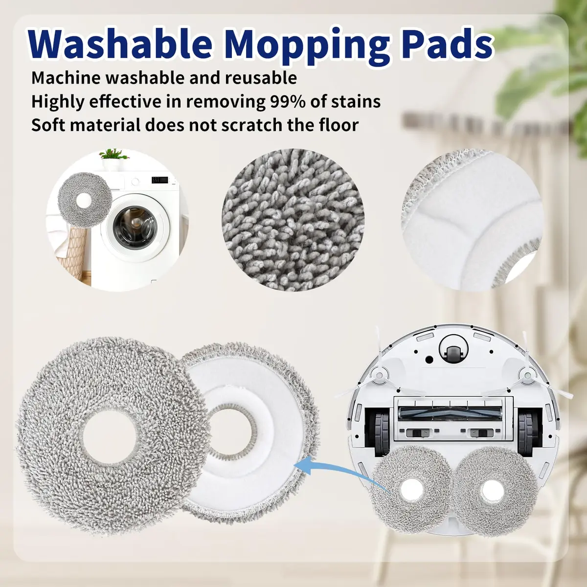 Feilifan Accessories for ECOVACS DEEBOT N30 Omni/ N30 PRO OMNI | 22 PCS Robot Vacuum Parts - view 5