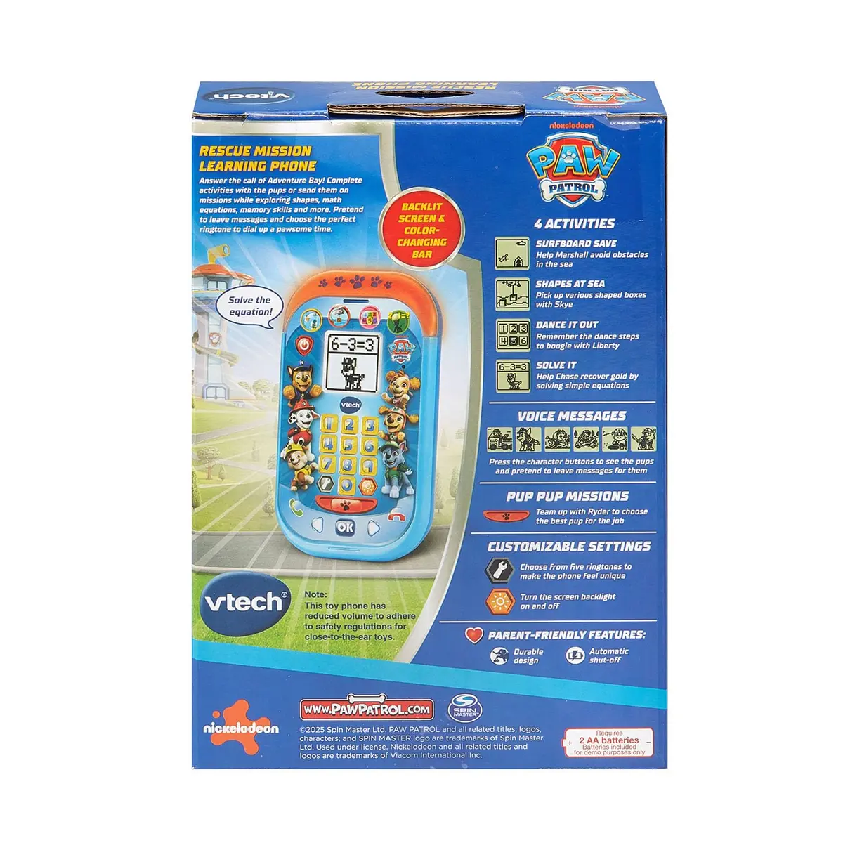 VTech PAW Patrol Rescue Mission Learning Phone | Interactive Toy for Kids 3+ - view 8
