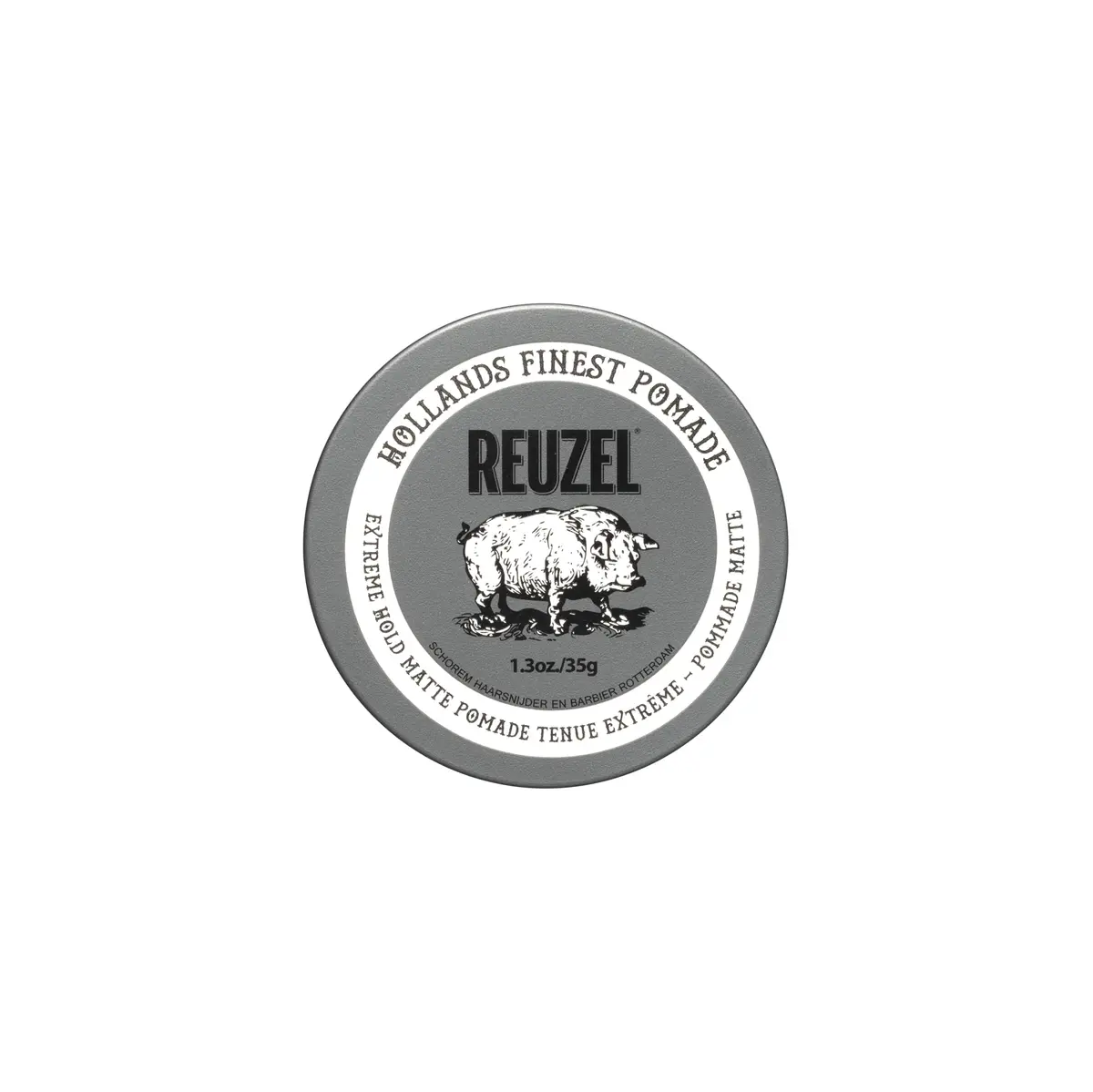 REUZEL Extreme Hold Matte Pomade 1.3 Oz | Strong All-Day Matte Finish, Water Soluble, Easy Washout - main product image
