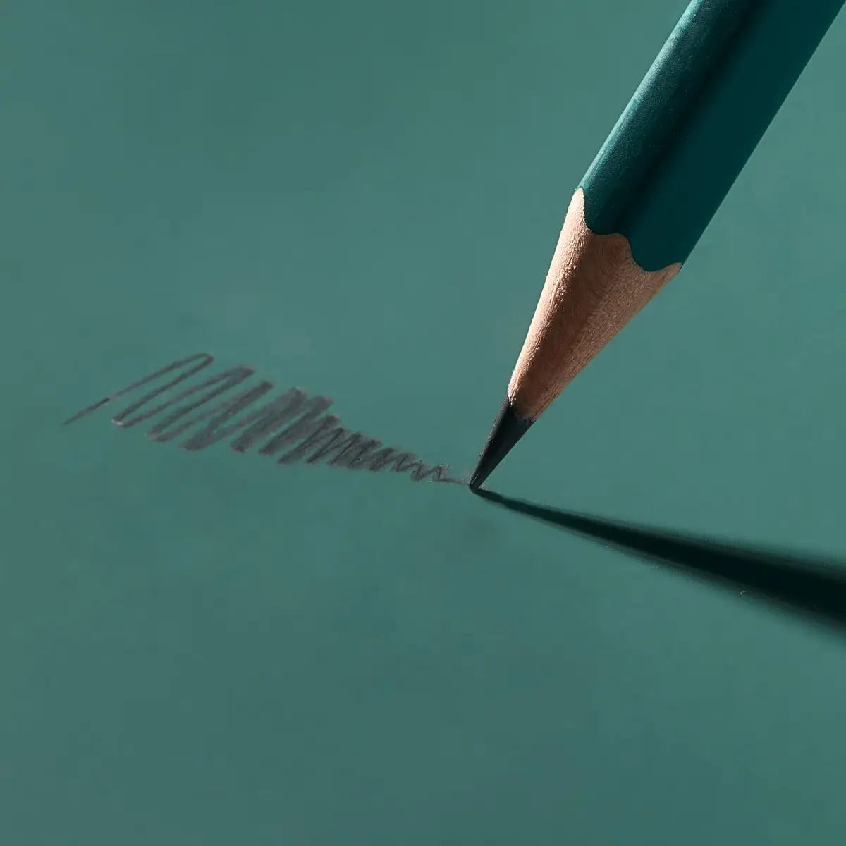Blackwing Matte Pencils Soft Japanese Graphite Green Finish 12 Count | Artist-Grade Writing Instrument - view 2