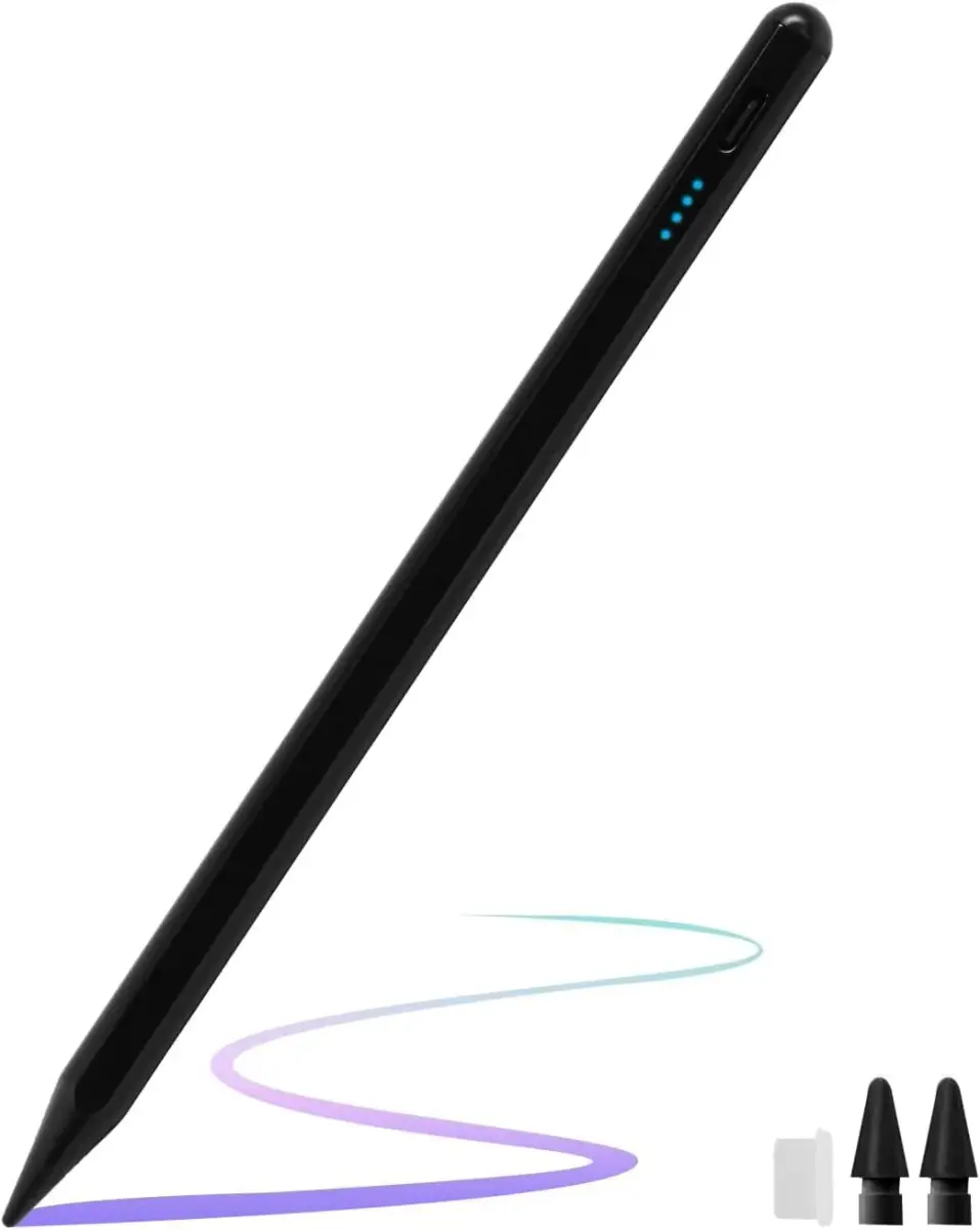 Rgar Stylus Pen for Samsung Galaxy Tab A11+/A11/A9+/A9/A8/A7 Tablets | Black, 1.5mm Nib, 10-Hour Battery - main product image