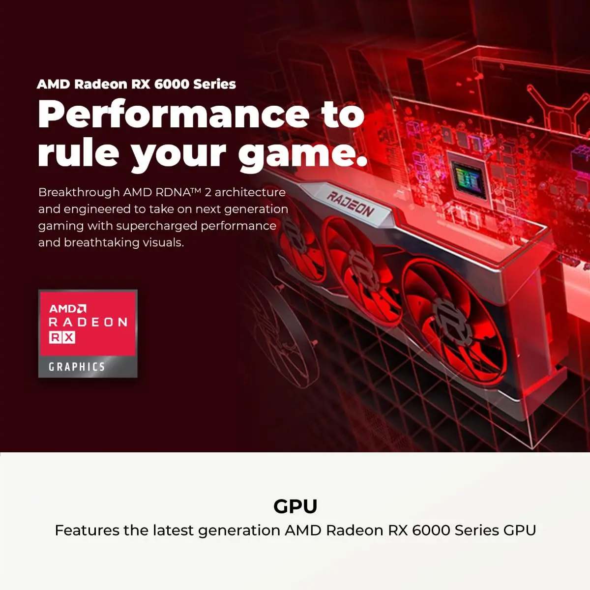 CyberPowerPC Gaming PC, AMD Ryzen 5 5500, Radeon RX 6500 XT 4GB | High-Performance Gaming Desktop - view 6