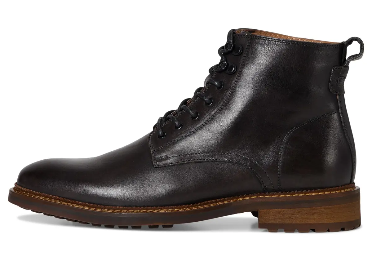 Steve Madden Noby Leather Boot 8 | Cap Toe Ankle Chelsea for Men - view 4
