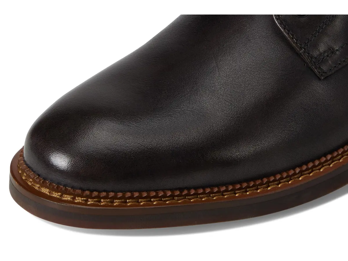 Steve Madden Noby Leather Boot Ankle Cap Toe Grey Leather 7.5 | Casual Style - view 6