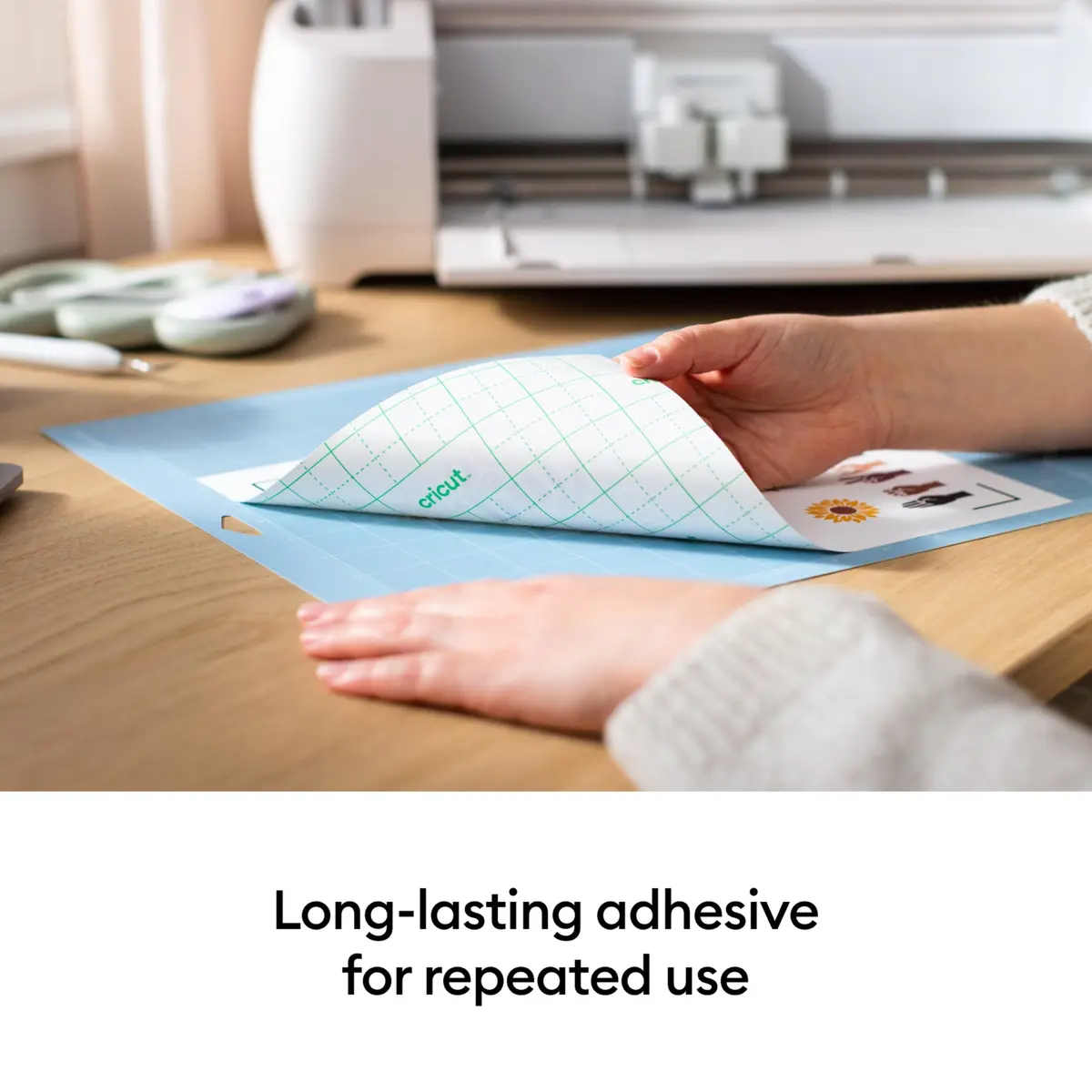 Cricut Cutting Mat Variety Pack (4 Count, 12in x 12in) | Reusable Adhesive Mats for Vinyl, Paper & Iron-On - view 6