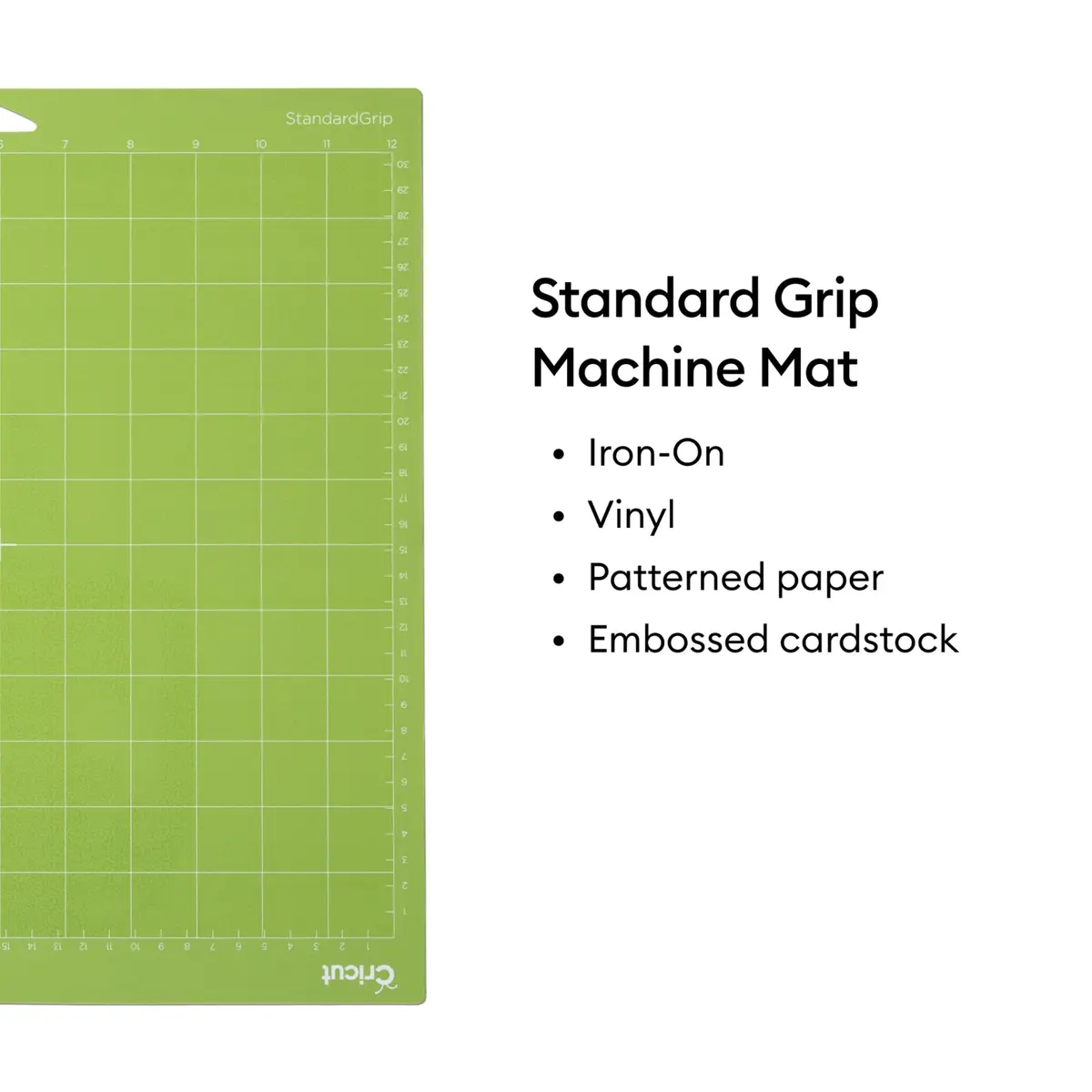 Cricut Cutting Mat Variety Pack (4 Count, 12in x 12in) | Reusable Adhesive Mats for Vinyl, Paper & Iron-On - view 9