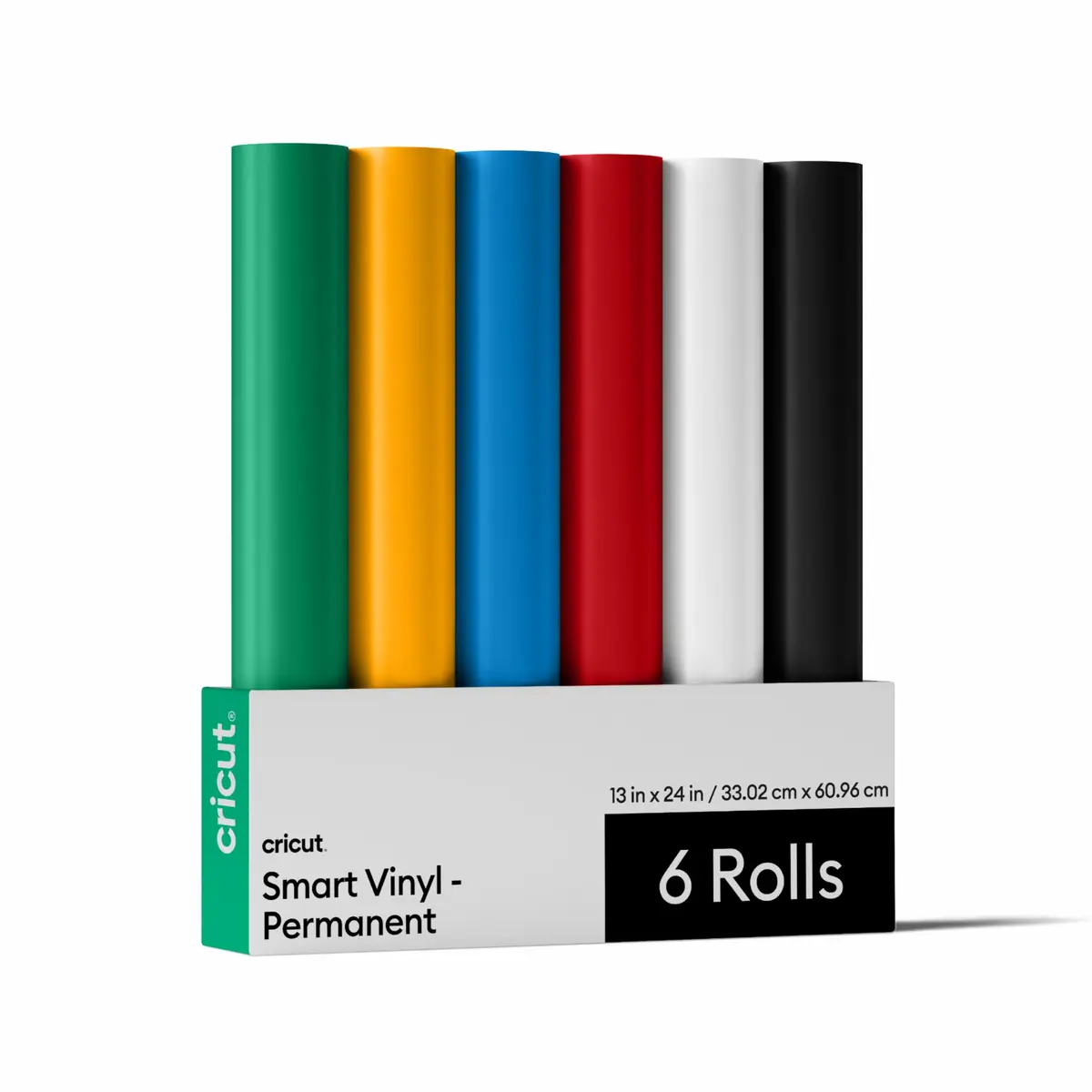 Cricut Smart Permanent Vinyl, Sampler Pack (13in x 24in, 6 Sheets) Weather-Resistant & Fade-Proof for Cricut Machines - main product image